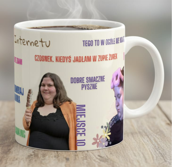 Kubek CESARZOWA INTERNETU teksty