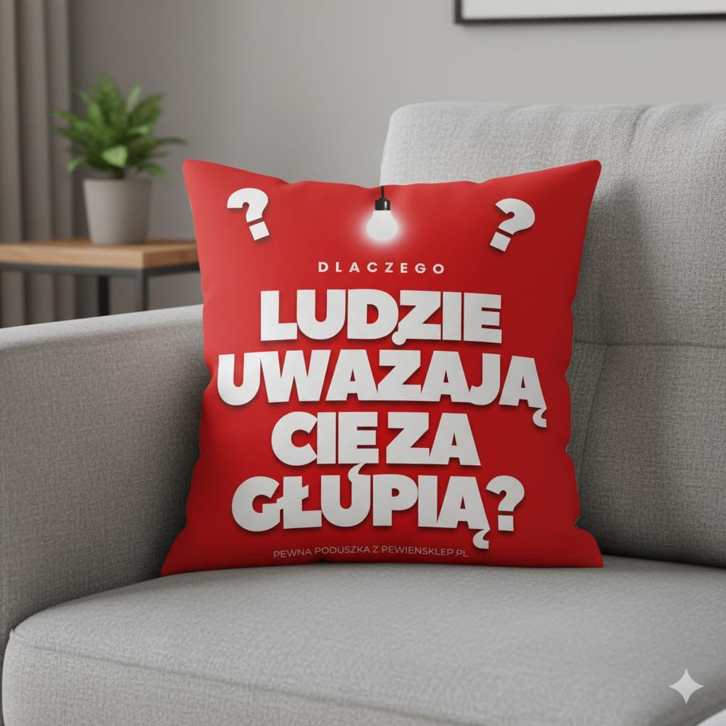 Pewna poduszka - DLACZEGO LUDZIE UWAŻAJĄ CIĘ ZA GŁUPIĄ?