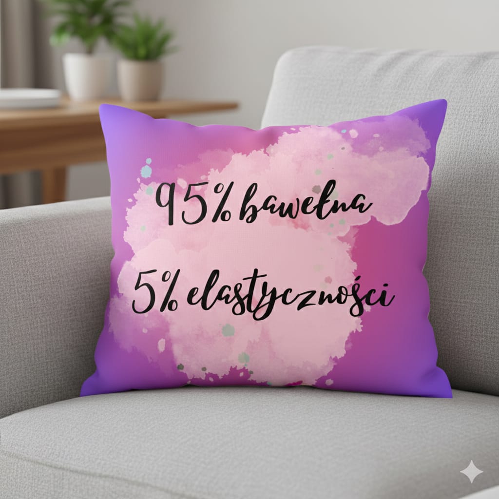 Pewna poduszka z 5% elastyczności