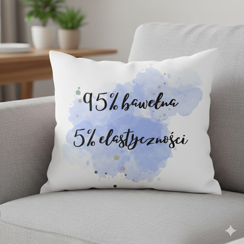 Pewna poduszka z 5% elastyczności