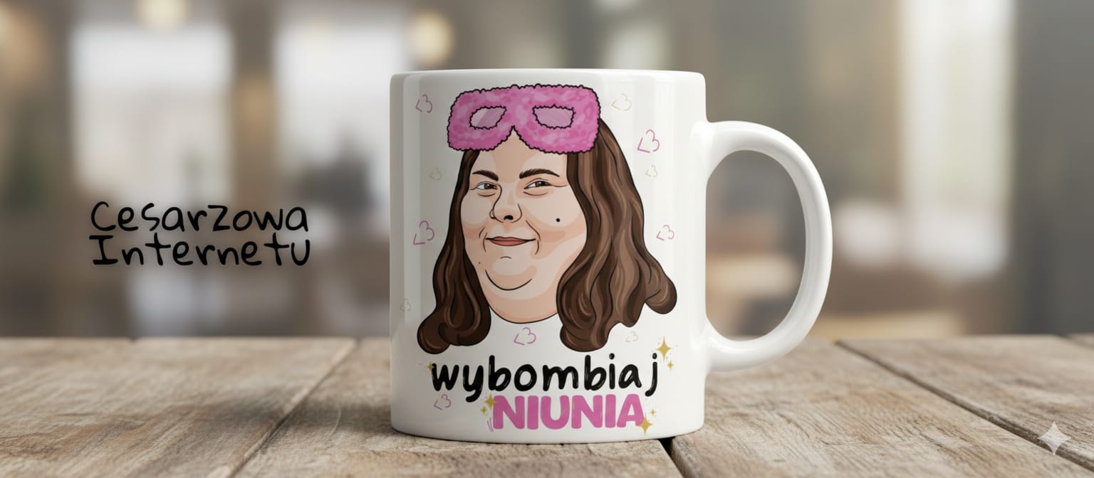 Kubek CESARZOWA INTERNETU Niunia